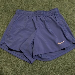 Nike Dri-Fit blue athletic shorts with built in spandex size small